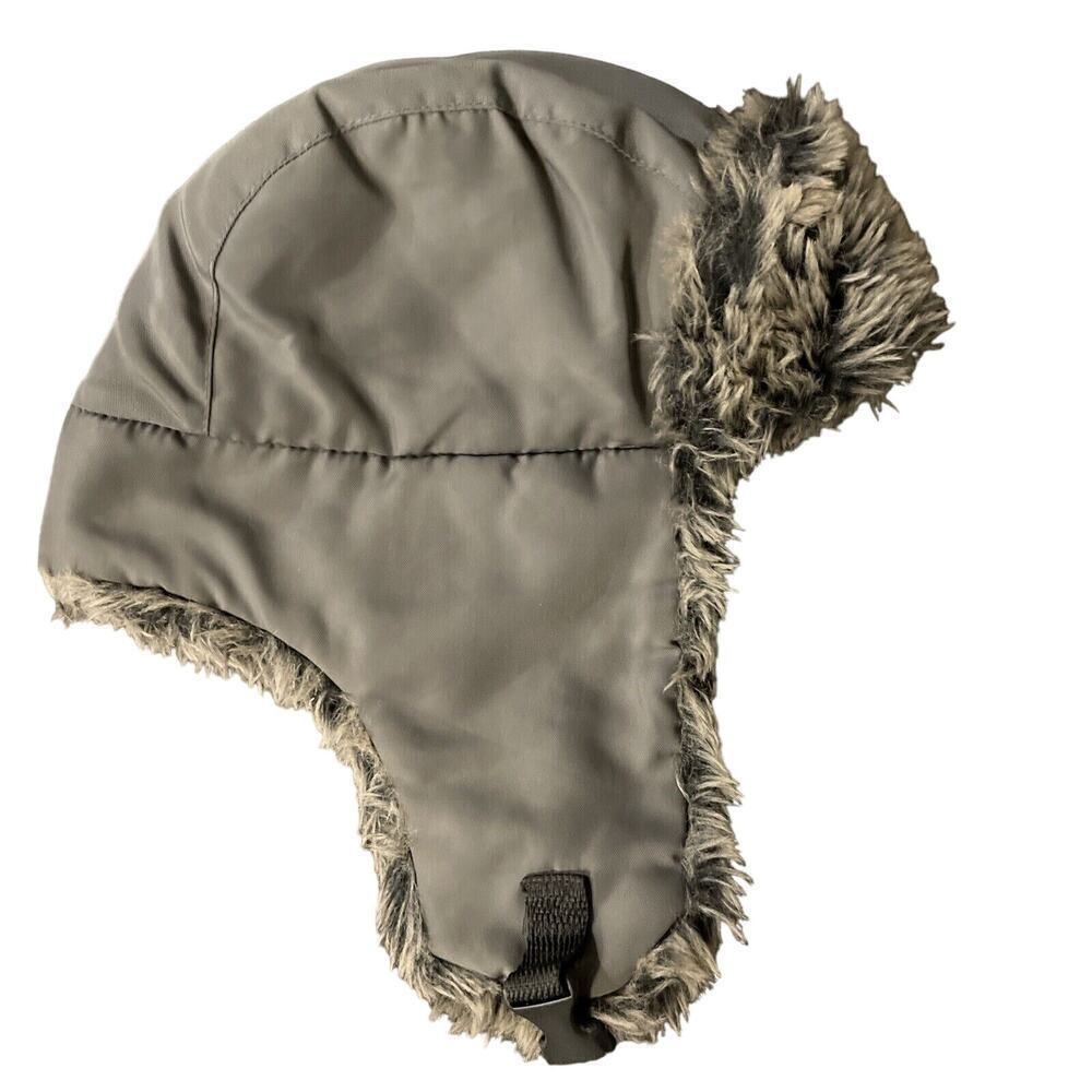 Levi men’s s/m nylon line trapper hat Faux Fur lining - Picture 4 of 6